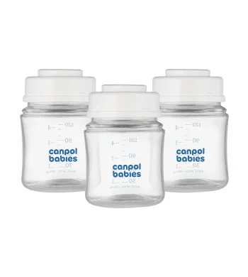 CANPOL ZESTAW BUTELEK POJEMNIKÓW NA POKARM 3x120 35/235