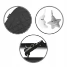 Leżaczek bujaczek dla niemowląt Kidwell  zabawki Laro Black Wooden