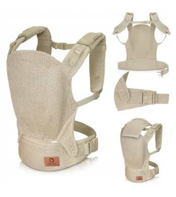 Nosidełko dla dziecka ERGONOMICZNE 20kg Lionelo MARGAREET Air Beige