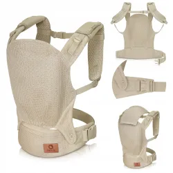 Nosidełko dla dziecka ERGONOMICZNE 20kg Lionelo MARGAREET Air Beige