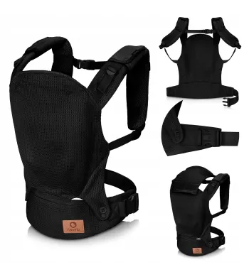 Nosidełko dla dziecka ERGONOMICZNE 20kg Lionelo MARGAREET Air Black