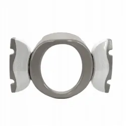 pote nocnik 2w1 szaro-biały