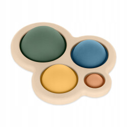 ETITE&MARS Silikonowa zabawka sensoryczna Chill out Misty Green 6m+ ETITE&MARS Silikonowa zabawka sensoryczna Chill out Misty Green 6m+