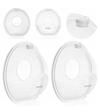 Kolektor do mleka MUSZLE LAKTACYJNE HANDS-FREE 2x60 ml Lionelo Milky Simple