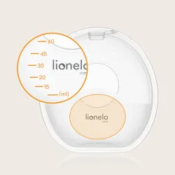 Kolektor do mleka MUSZLE LAKTACYJNE HANDS-FREE 2x60 ml Lionelo Milky Simple Kolektor do mleka MUSZLE LAKTACYJNE HANDS-FREE 2x60 ml Lionelo Milky Simple