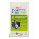 pote nocnik 2w1 szaro-biały