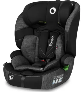 Lionelo Fotelik samochodowy Levi one i-size 76-150 cm Black Grey