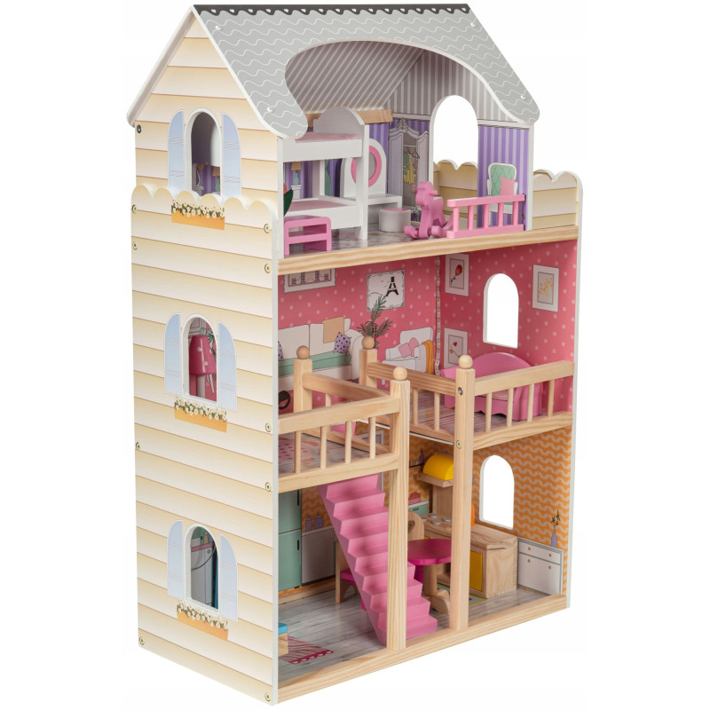 Domek dla lalek Mamabrum 90cm W0A405