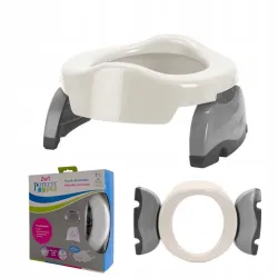 pote nocnik SET biało-szary