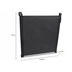 Barierka na drzwi, schody Lionelo przykręcana czarna TULIA