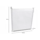 Barierka na drzwi, schody Lionelo przykręcana czarna TULIA