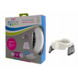 pote nocnik SET biało-szary