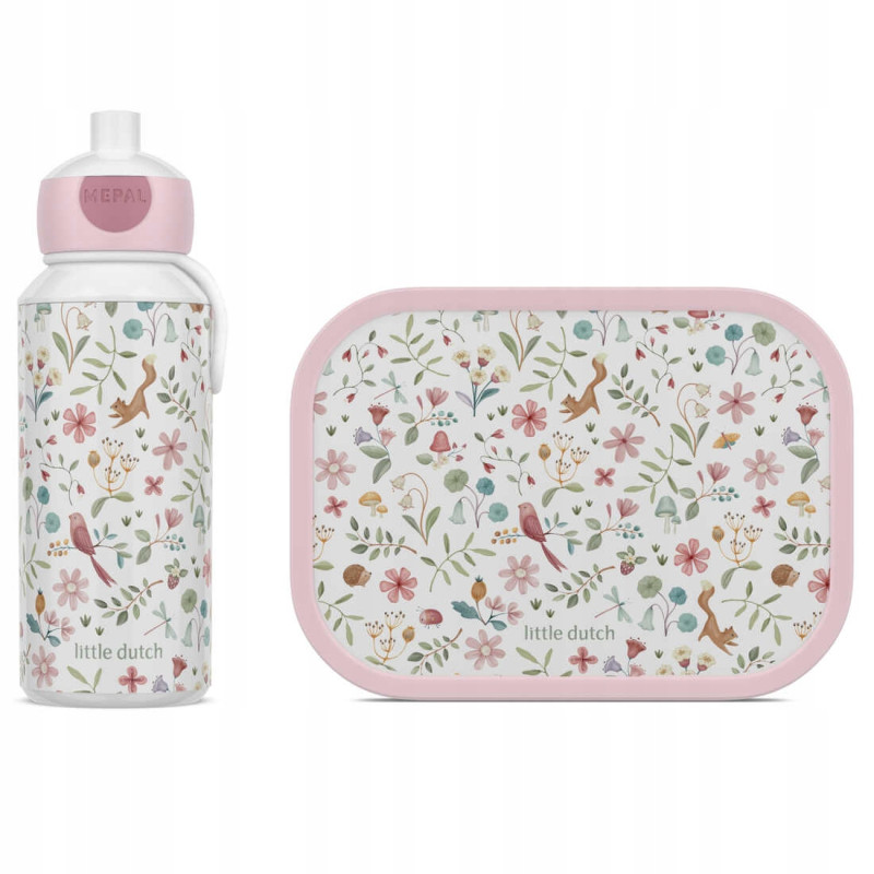 Little Dutch Zestaw lunchbox i bidon Fairy Wonders
