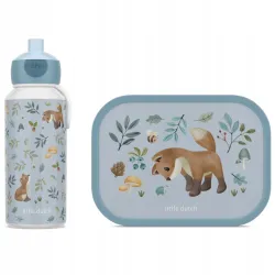 Little Dutch Zestaw lunchbox i bidon Forest Friends Little Dutch Zestaw lunchbox i bidon Forest Friends