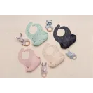 PETITE&MARS Śliniak silikonowy Sam Grey Hills