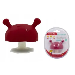 Gryzak ortodontyczny Mombella silikon mush chimney red Gryzak ortodontyczny Mombella silikon mush chimney red