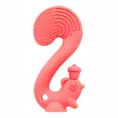 Gryzak ortodontyczny Mombella silikon wiewiórka squirrel red