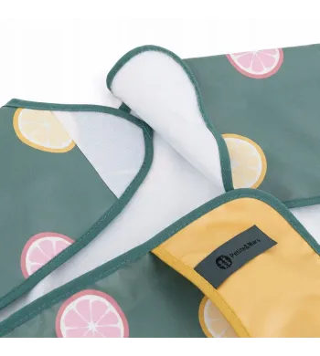 Petite śliniak z rękawami Ben Beige Citrus