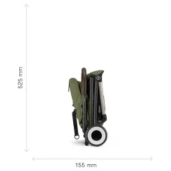 CYBEX ORFEO '25 lekki 6,3 kg wózek spacerowy do samolotu (blk) Magic Black