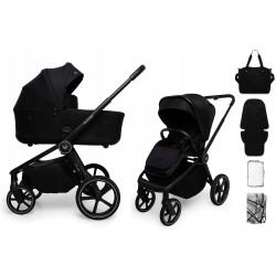 MUUVO Wózek dziecięcy 2w1 FIVE Classic Black