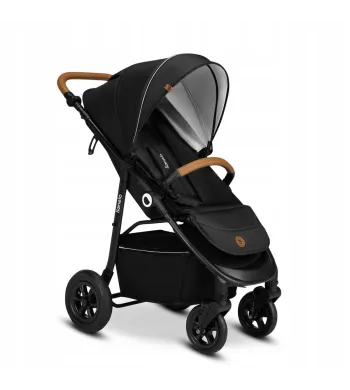 Wózek Spacerowy Lionelo Natt Black Onyx - Styl i Wygoda w Jednym