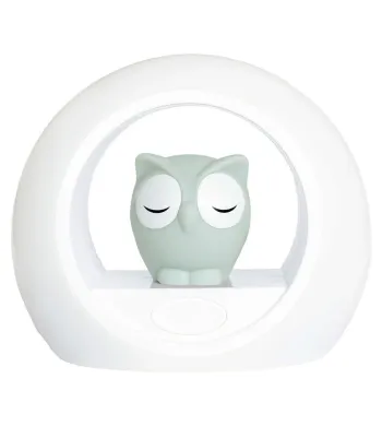 Lampka nocna ZAZU szary LOU grey