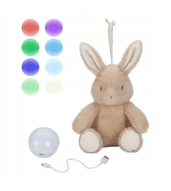 LITTLE DUTCH Królik interaktywny Newborn Naturals LD8441