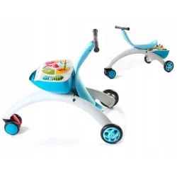 Tint love chodzik jeździk pchacz 5W1 dla dzieci niebieski