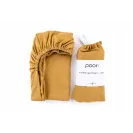 Poofi prześcieradło z gumką 70x140 musztarda