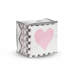 MATA EDUKACYJNA puzzle PIANKOWE XXL Kidwell LOVE