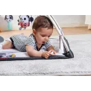 Gimnastyka/mata edukacyjna z pałąkami Magiczna Kraina czarno-biała