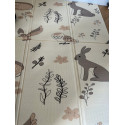 Dwustronna mata piankowa 180x120 cm składana Magiczny Las  Boho R17
