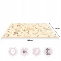 Dwustronna mata piankowa 180x120 cm składana Magiczny Las  Boho R17