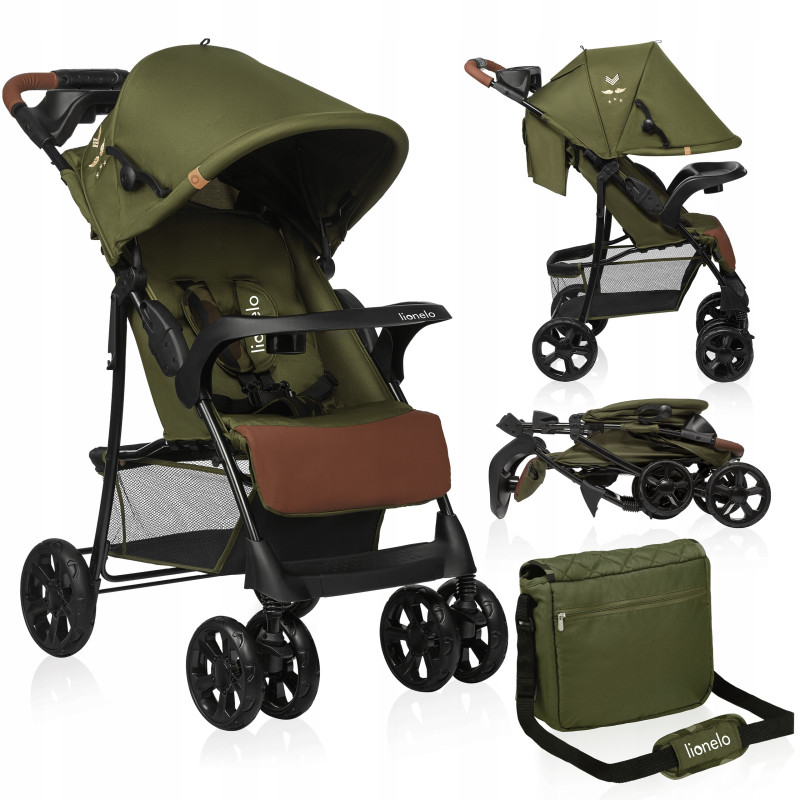 Wózek spacerowy Lionelo LO-EMMA PLUS FOREST GREEN