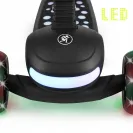 HYPERMOTION Hulajnoga balansowa LUMI 3w1 podest i koła LED  czarna