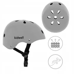KASK Kidwell ORIX II  rower hulajnoga rolki deskorolka  S Grey