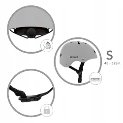 KASK Kidwell ORIX II  rower hulajnoga rolki deskorolka  S Grey