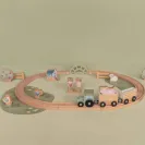 LITTE DUTCH Pociąg z torami LD7151