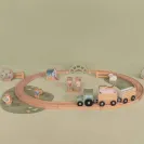 LITTE DUTCH Pociąg z torami LD7151