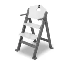 Krzesełko drewniane fotelik do karmienia 3w1 Lionelo Floris grey stone