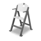 Krzesełko drewniane fotelik do karmienia 3w1 Lionelo Floris grey stone