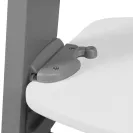 Krzesełko drewniane fotelik do karmienia 3w1 Lionelo Floris grey stone