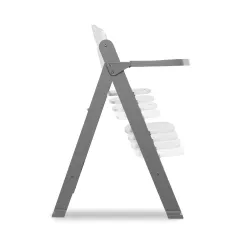 Krzesełko drewniane fotelik do karmienia 3w1 Lionelo Floris grey stone