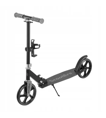 Hulajnoga miejska składana dla dzieci lekka 200mm koła z regulacją czarna