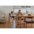 Krzesełko drewniane fotelik do karmienia 3w1 Lionelo Floris grey stone