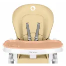 Krzesełko do karmienia Lionelo Linn Plus Składane Regulacja wysokości Tacka Beige