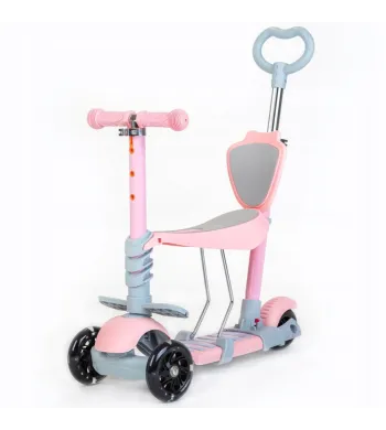 Baby Mix MULTI scooter HULAJNOGA TRÓJKOŁOWA DLA DZIECI RÓŻOWA