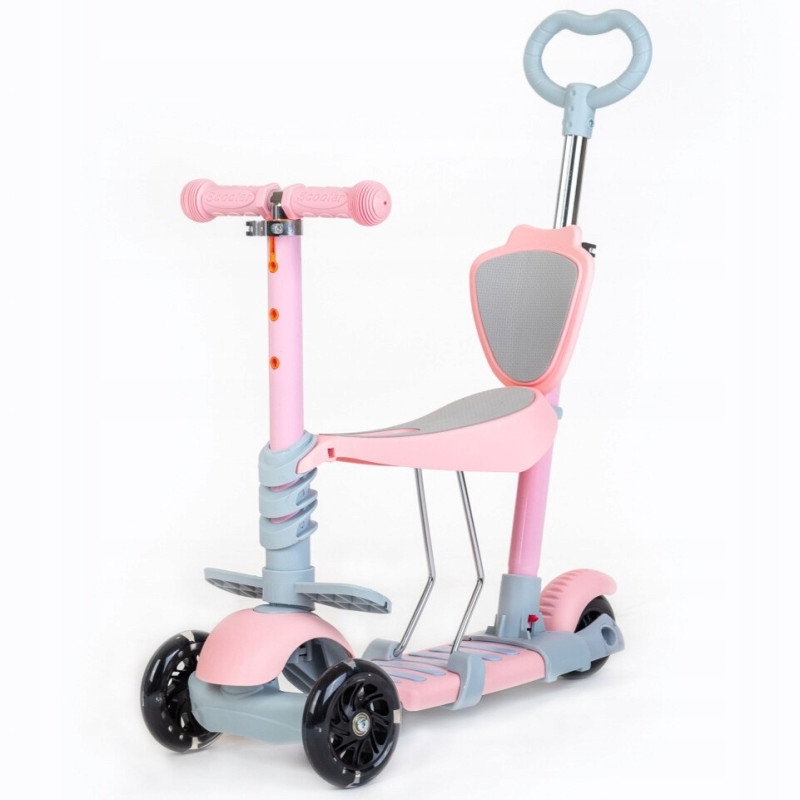 Baby Mix MULTI scooter HULAJNOGA TRÓJKOŁOWA DLA DZIECI RÓŻOWA