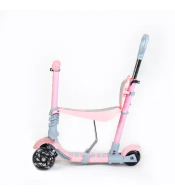 Baby Mix MULTI scooter HULAJNOGA TRÓJKOŁOWA DLA DZIECI RÓŻOWA