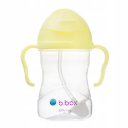 B.BOX BIDON KUBEK Z OBCIĄŻONĄ SŁOMKĄ RURKĄ DLA DZIECI 240ml Banana Split B.BOX BIDON KUBEK Z OBCIĄŻONĄ SŁOMKĄ RURKĄ DLA DZIECI 240ml Banana Split